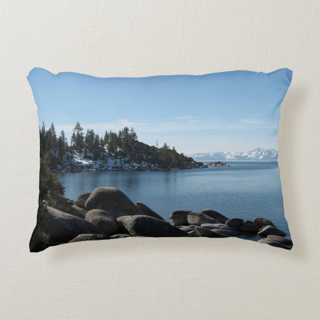 North Shore Lake Tahoe, Incline Village, Nevada Accent Pillow (Front)