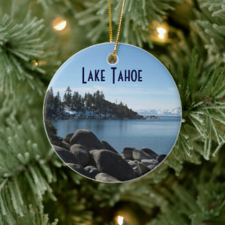 North Shore Lake Tahoe, Incline Village, Nevada Ceramic Ornament