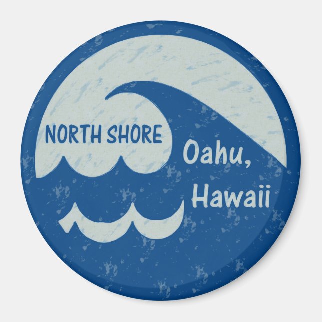 North Shore, Oahu, Hawaii Magnet (Front)
