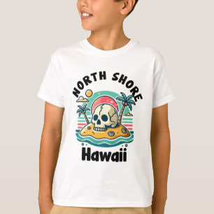 North Shore Oahu Hawaii Souvenir Surfing Hawaiian T-Shirt