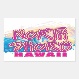 North Shore Waves Sticker