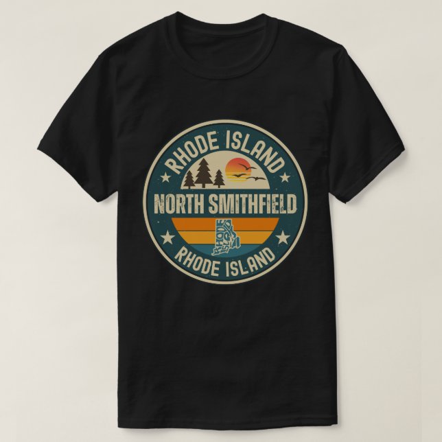North Smithfield, Rhode Island T-Shirt (Design Front)