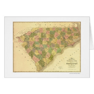 North & South Carolina Map 1839