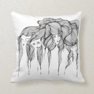 North South East, West Throw Pillow