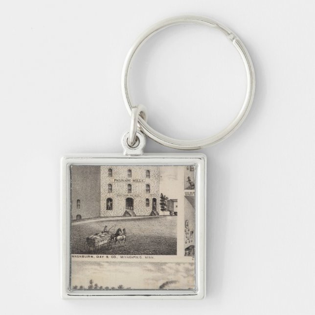 North Star Iron Works, Washburn, Minnesota Keychain (Front)