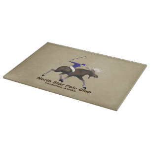 North Star (Moose) Polo Club Cutting Board