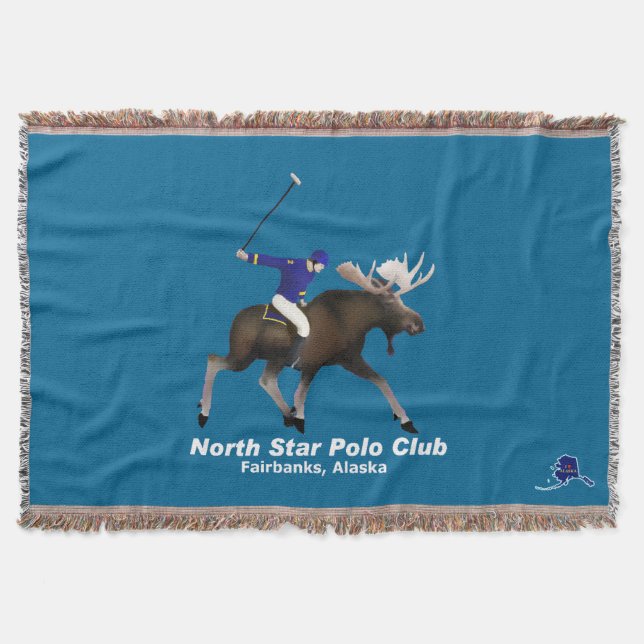 North Star Polo Club Throw Blanket (Front)