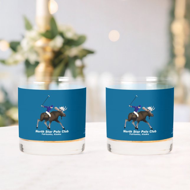 North Star Polo Club Whiskey Glass (Insitu (Wedding))