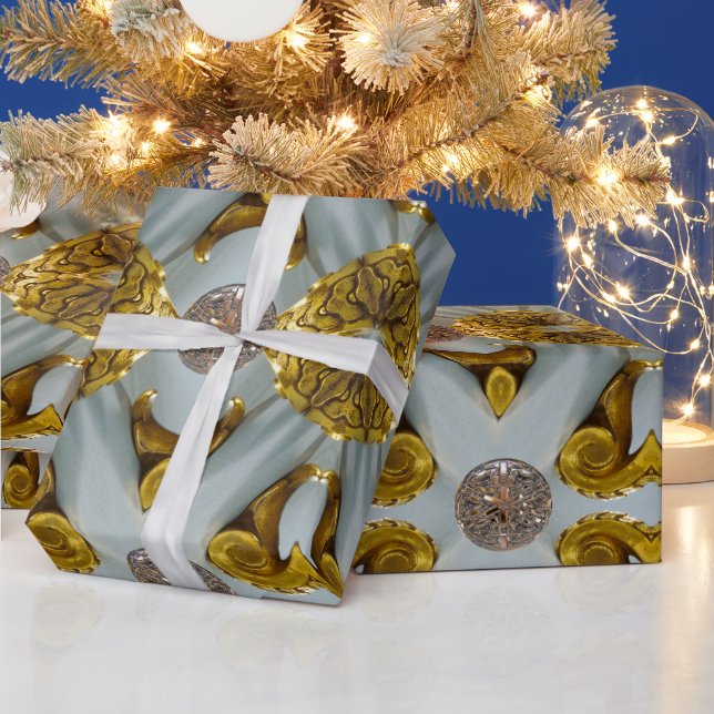 North Star Ridge Elegant Designer Romantic  Wrapping Paper (Holidays)