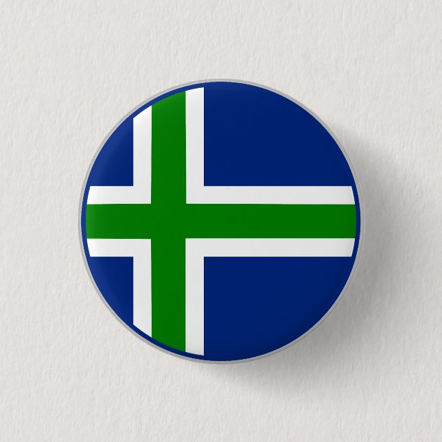 North Uist Flag 1 Inch Round Button (Front)