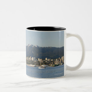 North Vancouver Skyline and Waterfront viewed Two-Tone Coffee Mug
