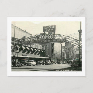 North Virginia St., Reno, Nevada Vintage Postcard