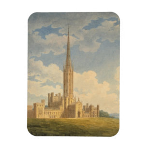 North-west view of Fonthill Abbey (w/c on paper) Magnet