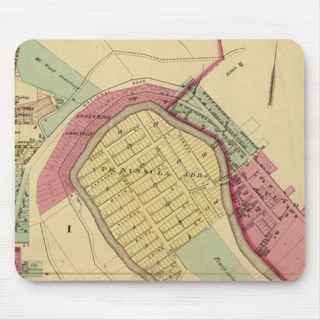 North Wheeling Mouse Pad (Front)