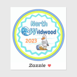 North Wildwood seagull sticker