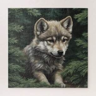 North Woods Wolf Cub Puzzle