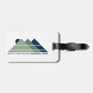 North York Moors National Park Mountain Sun Luggage Tag