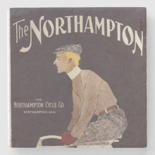 Northampton Cycle Co. Vintage Poster Stone Coaster