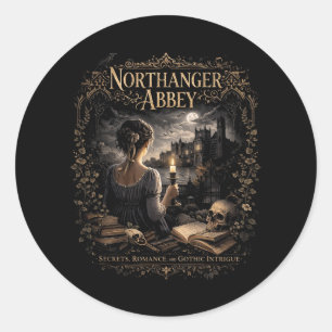 Northanger Abbey Classic Round Sticker