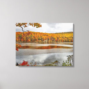 Northeast Autumn Landscape Canvas Print