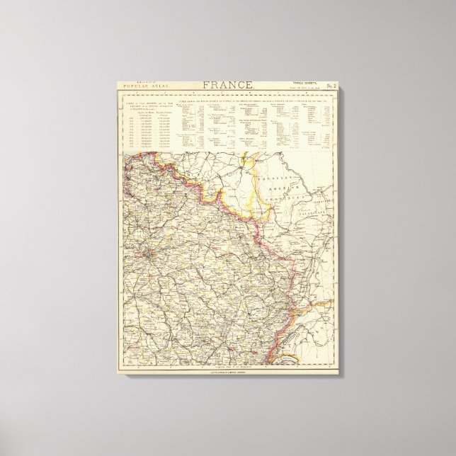 Northeast France Canvas Print (Front)