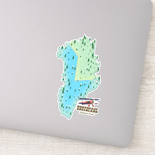 Northeast Greenland National Park map