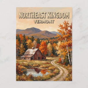 Northeast Kingdom Stowe Vermont Postcard