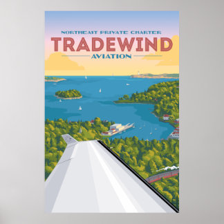 Northeast Summer Tradewind Aviation Poster