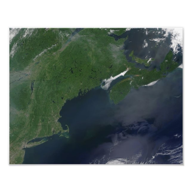 Northeast United States and Canada Photo Print (Front)