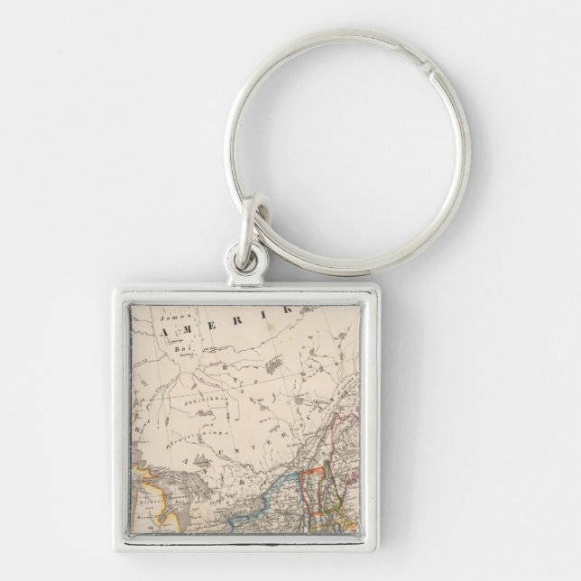 Northeast United States Keychain (Front)