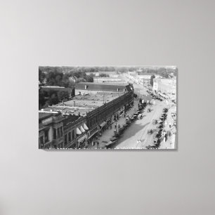 Northeast View of Main St from Baker Bldg Canvas Print