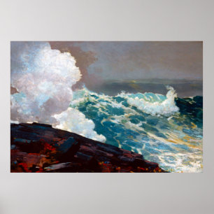 Northeaster by Winslow Homer 1895 Poster