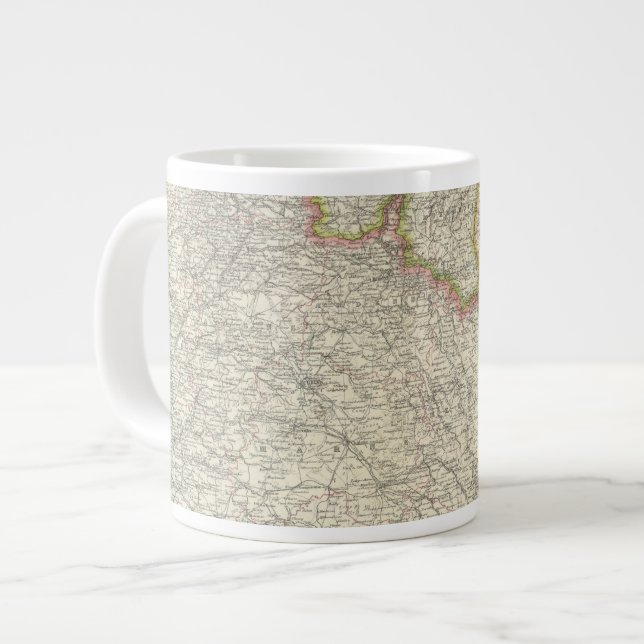 Northeastern France Large Coffee Mug (Front Left)