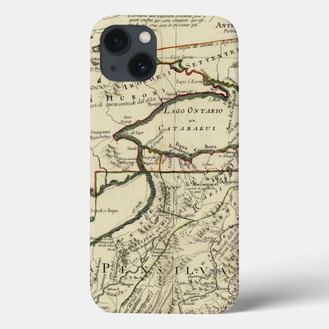 Northeastern United States Case-Mate iPhone Case (Back)