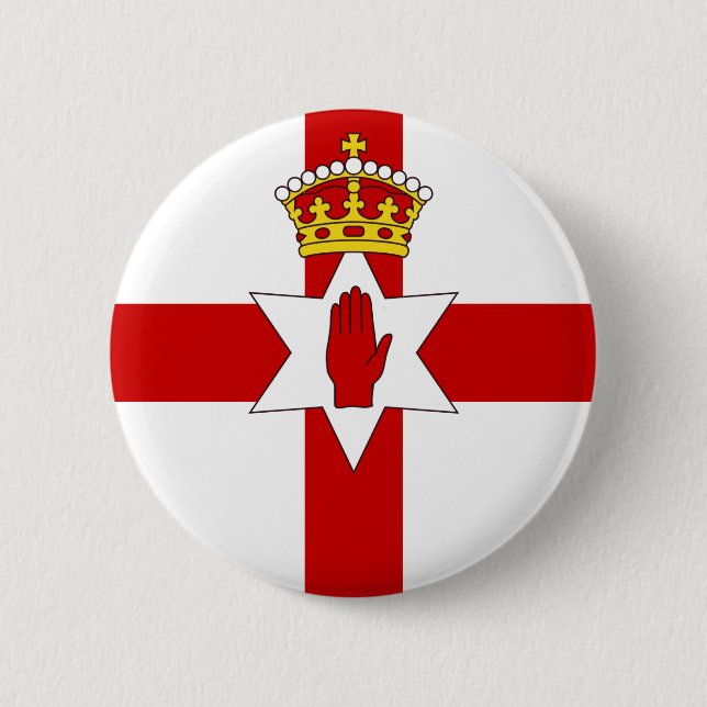Norther Ireland ulster flag 2 Inch Round Button (Front)