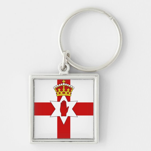 Norther Ireland ulster flag Keychain (Front)
