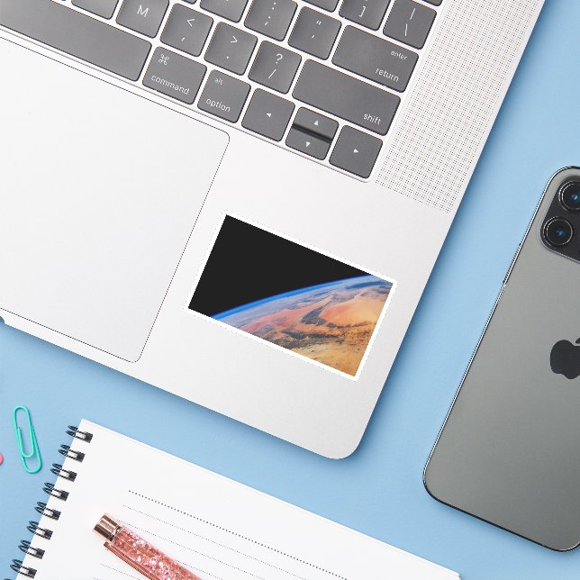 Northern Africa And The Vast Libyan Desert. (Laptop w/ iPhone)