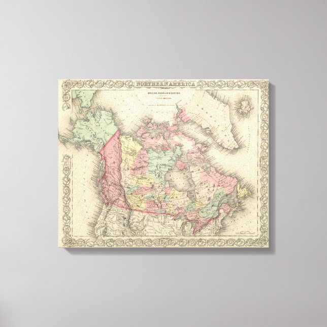 Northern America Canvas Print (Front)