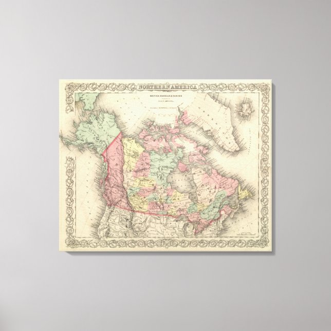Northern America Canvas Print (Front)