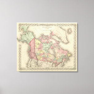 Northern America Canvas Print