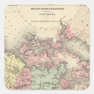 Northern America Square Sticker