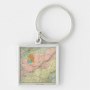 Northern American Atlantic ports Keychain