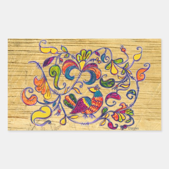 Northern Bird from Russia Sticker (Front)