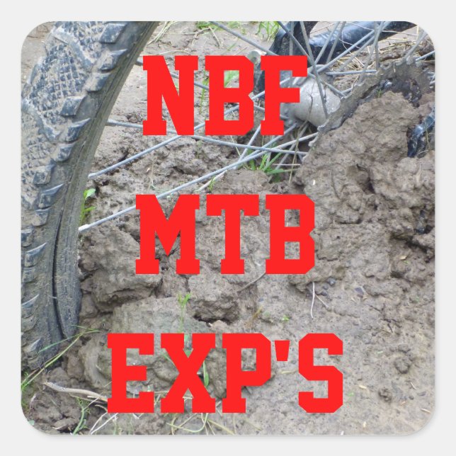 Northern Blackforest Mountainbike Explorers Square Sticker (Front)