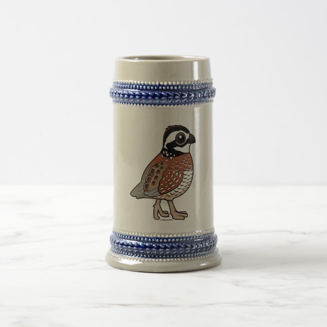 Northern Bobwhite Beer Stein (Center)