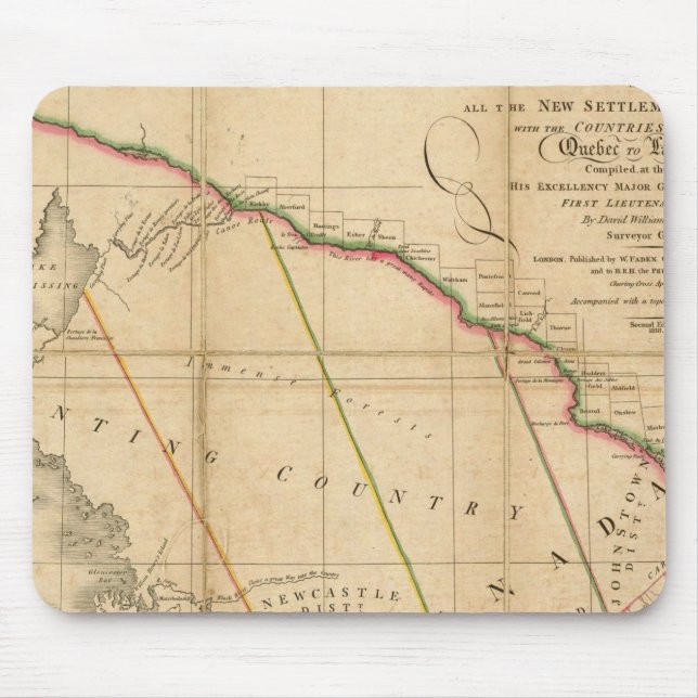 Northern Canada Mouse Pad (Front)