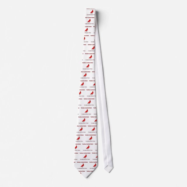 Northern Cardinal Addict Tie (Front)