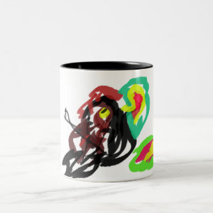 Northern Cardinal Autumn Two-Tone Coffee Mug