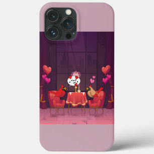 Northern Cardinal Birds Dinner Date iPhone 13 Pro Max Case