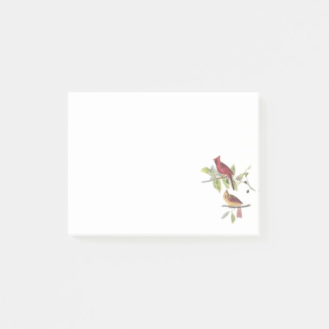 Northern Cardinal by Audubon Post-it Notes (Front)